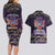 Come At Me Breaux Crawfish Beads Couples Matching Long Sleeve Bodycon Dress and Hawaiian Shirt Mardi Gras Carnival