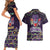 Come At Me Breaux Crawfish Beads Couples Matching Short Sleeve Bodycon Dress and Hawaiian Shirt Mardi Gras Carnival