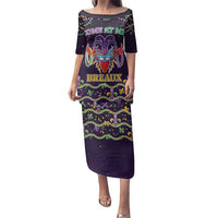 Come At Me Breaux Crawfish Beads Family Matching Puletasi and Hawaiian Shirt Mardi Gras Carnival