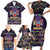 Come At Me Breaux Crawfish Beads Family Matching Short Sleeve Bodycon Dress and Hawaiian Shirt Mardi Gras Carnival - Wonder Print Shop