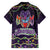 Come At Me Breaux Crawfish Beads Family Matching Short Sleeve Bodycon Dress and Hawaiian Shirt Mardi Gras Carnival - Wonder Print Shop