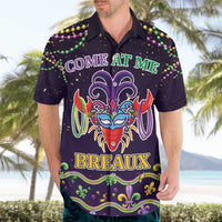 Come At Me Breaux Crawfish Beads Hawaiian Shirt Mardi Gras Carnival - Wonder Print Shop