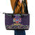 Come At Me Breaux Crawfish Beads Leather Tote Bag Mardi Gras Carnival