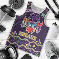Come At Me Breaux Crawfish Beads Men Tank Top Mardi Gras Carnival - Wonder Print Shop