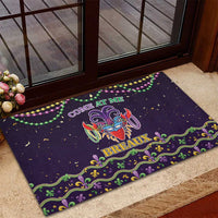 Come At Me Breaux Crawfish Beads Rubber Doormat Mardi Gras Carnival - Wonder Print Shop