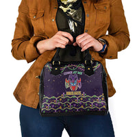 Come At Me Breaux Crawfish Beads Shoulder Handbag Mardi Gras Carnival - Wonder Print Shop