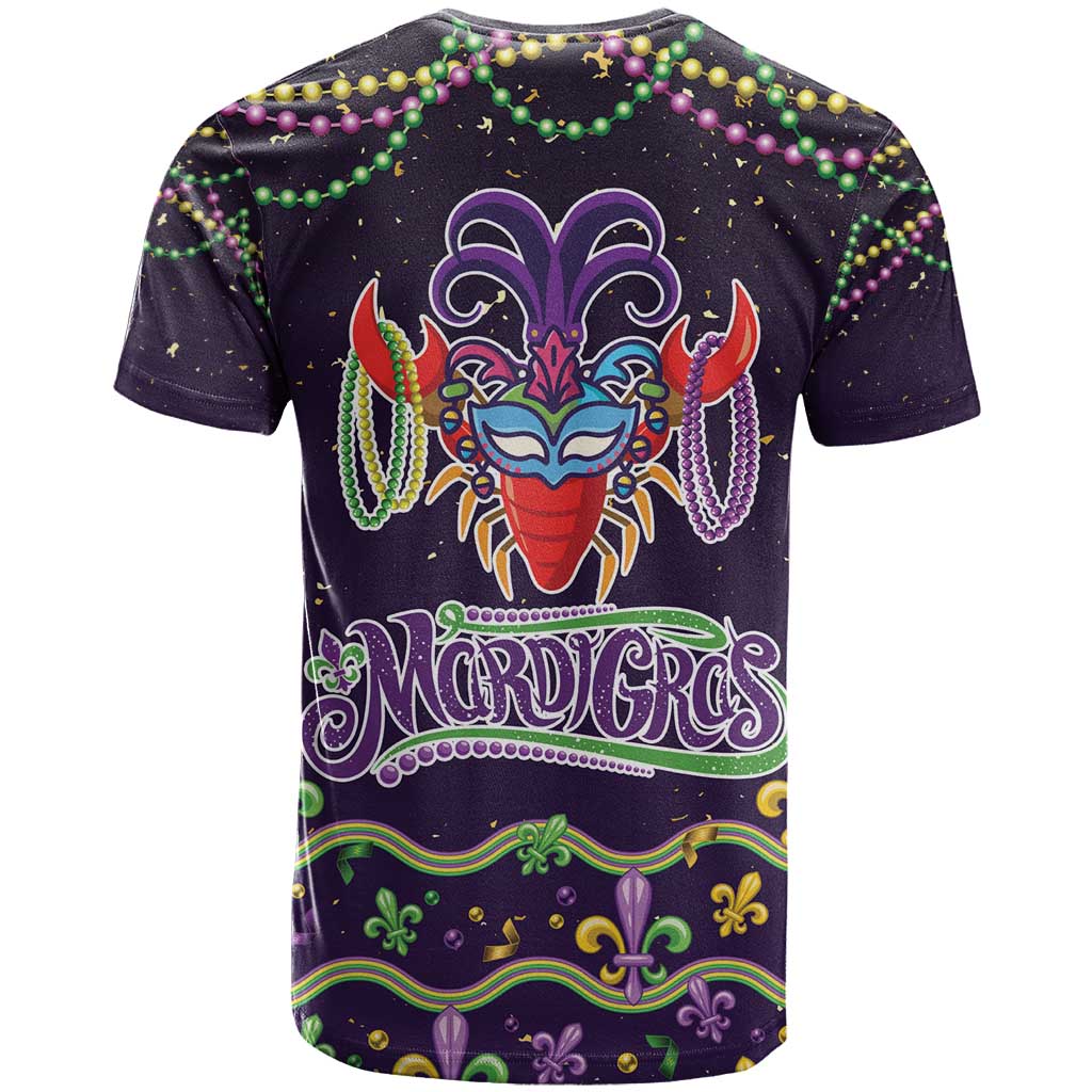 Come At Me Breaux Crawfish Beads T Shirt Mardi Gras Carnival - Wonder Print Shop