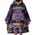 Come At Me Breaux Crawfish Beads Wearable Blanket Hoodie Mardi Gras Carnival - Wonder Print Shop