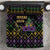 Mardi Gras Carnival Bedding Set Geometric Pattern Vintage
