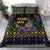 Mardi Gras Carnival Bedding Set Geometric Pattern Vintage