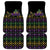 Mardi Gras Carnival Car Mats Geometric Pattern Vintage