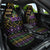 Mardi Gras Carnival Car Seat Cover Geometric Pattern Vintage