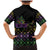 Mardi Gras Carnival Family Matching Mermaid Dress and Hawaiian Shirt Geometric Pattern Vintage LT9 - Wonder Print Shop