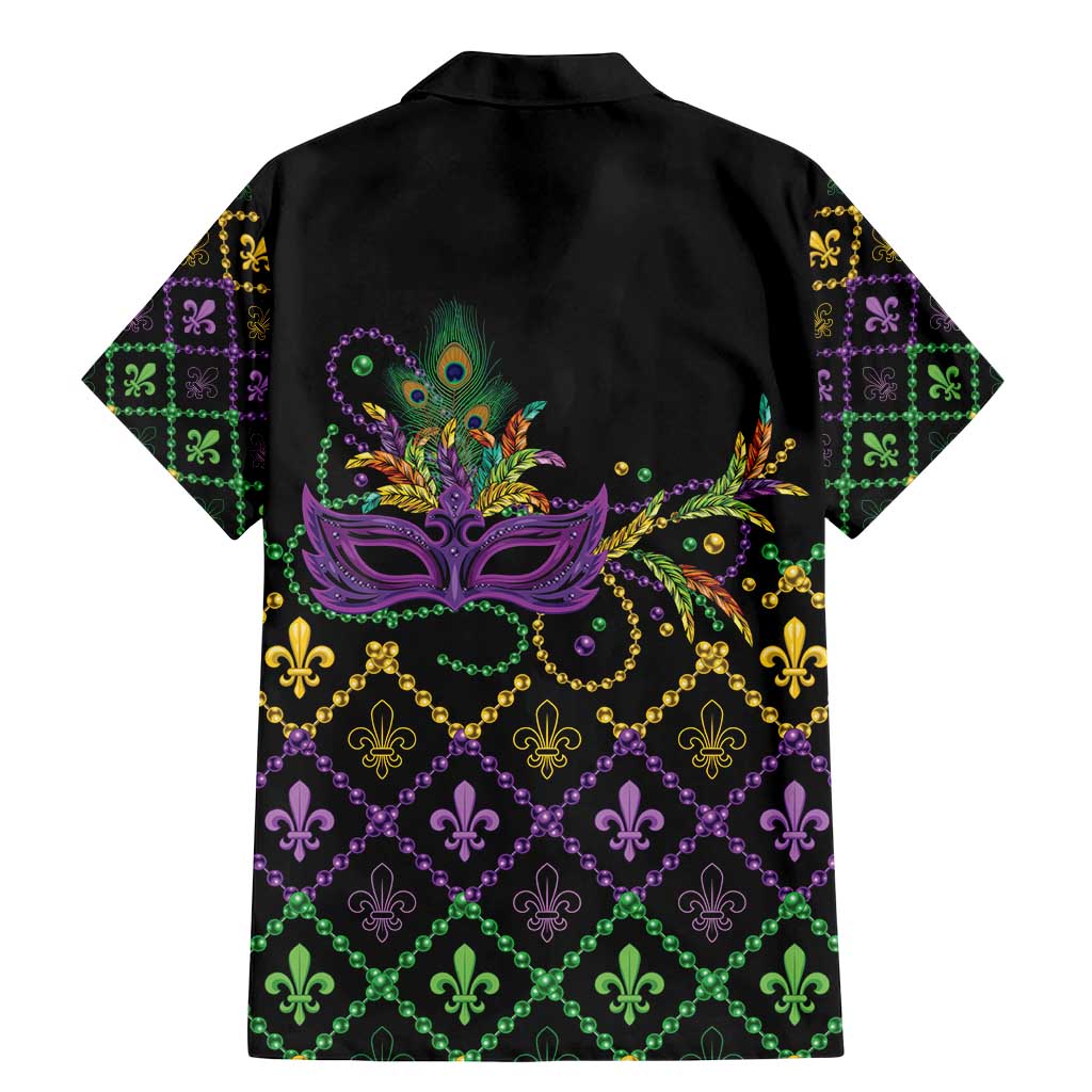 Mardi Gras Carnival Family Matching Mermaid Dress and Hawaiian Shirt Geometric Pattern Vintage LT9 - Wonder Print Shop