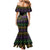 Mardi Gras Carnival Family Matching Mermaid Dress and Hawaiian Shirt Geometric Pattern Vintage LT9 - Wonder Print Shop