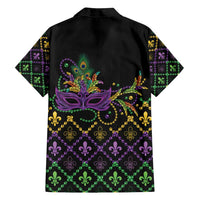 Mardi Gras Carnival Family Matching Puletasi and Hawaiian Shirt Geometric Pattern Vintage