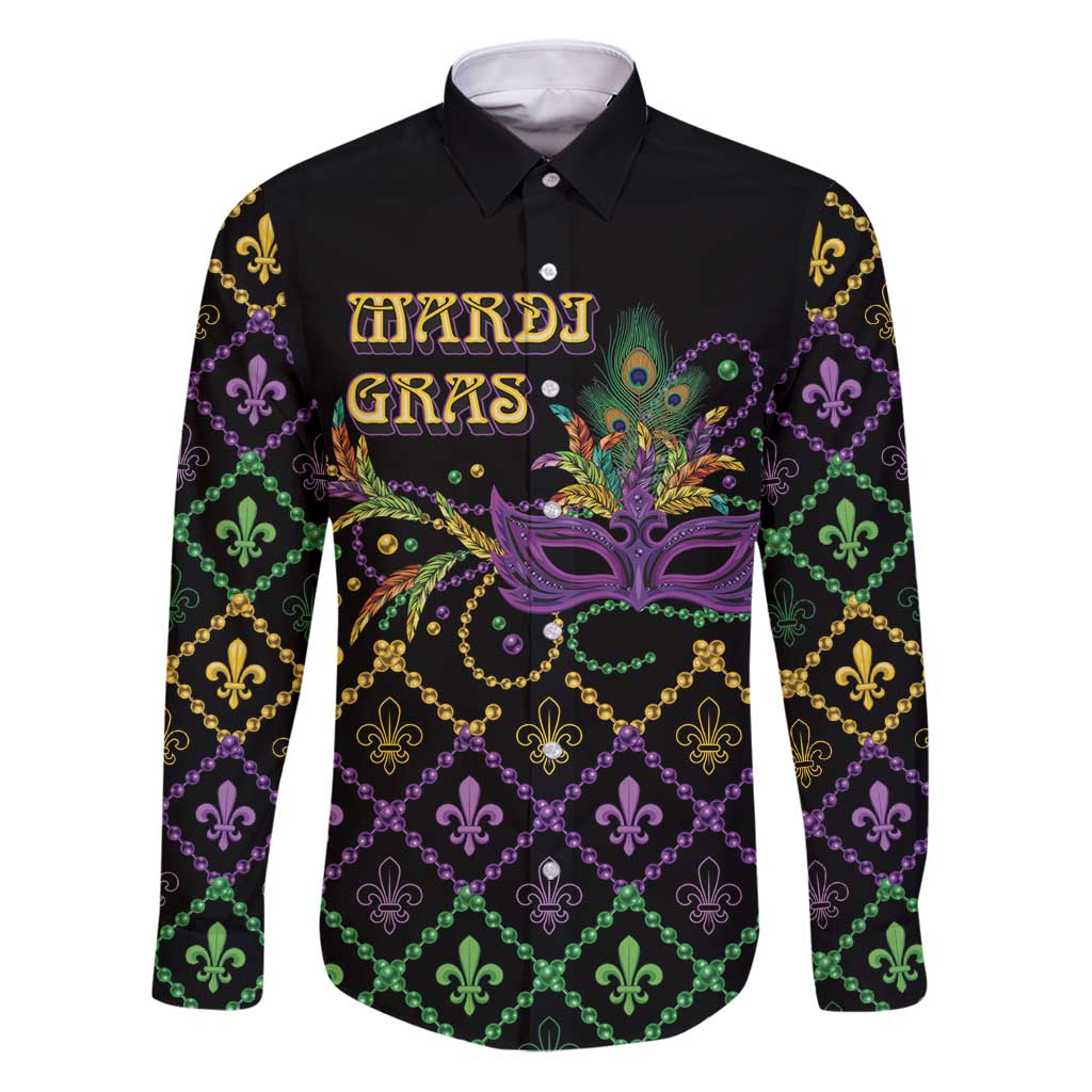 Mardi Gras Carnival Family Matching Puletasi and Hawaiian Shirt Geometric Pattern Vintage