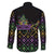 Mardi Gras Carnival Family Matching Puletasi and Hawaiian Shirt Geometric Pattern Vintage