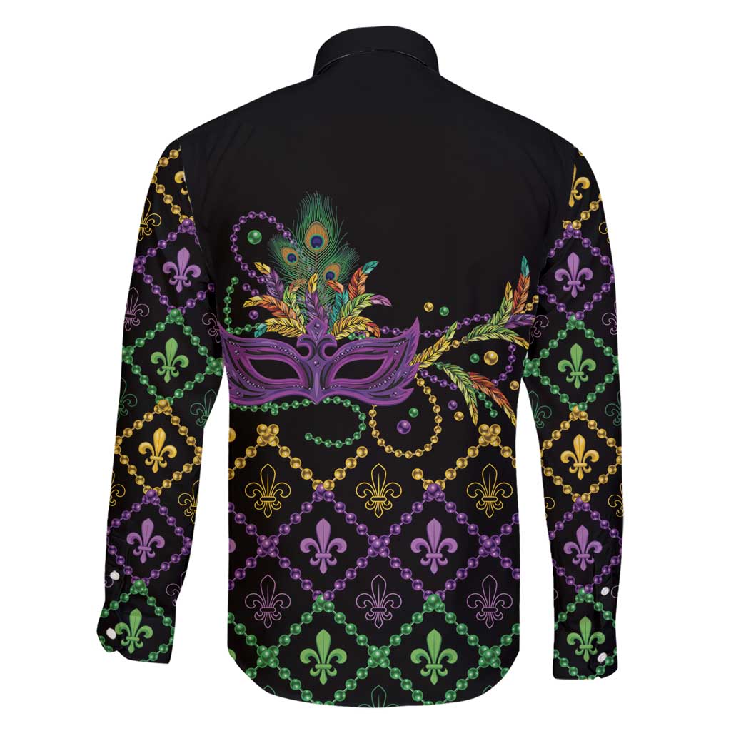 Mardi Gras Carnival Family Matching Short Sleeve Bodycon Dress and Hawaiian Shirt Geometric Pattern Vintage - Wonder Print Shop