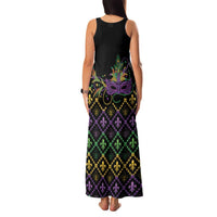 Mardi Gras Carnival Family Matching Tank Maxi Dress and Hawaiian Shirt Geometric Pattern Vintage - Wonder Print Shop
