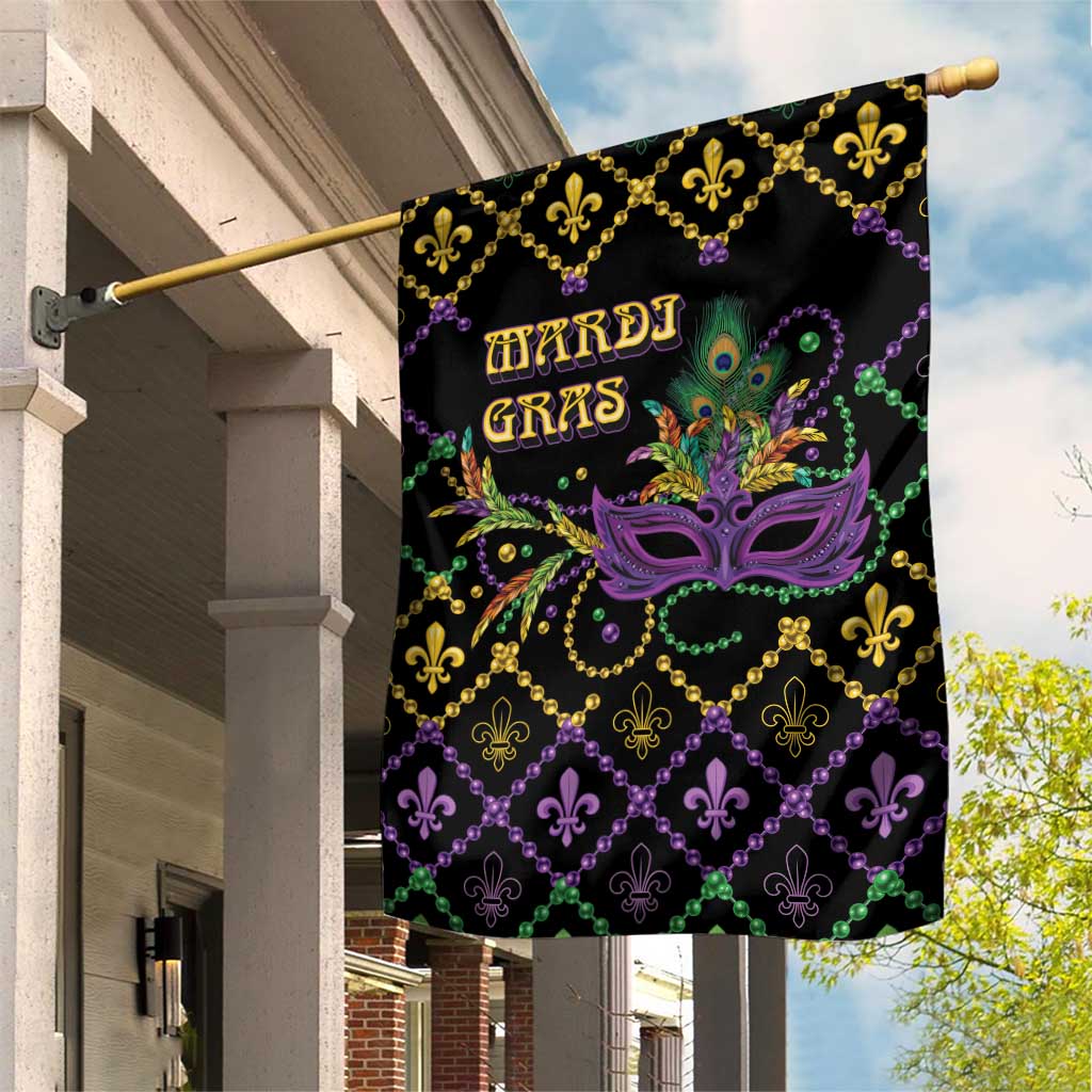 Mardi Gras Carnival Garden Flag Geometric Pattern Vintage - Wonder Print Shop