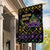 Mardi Gras Carnival Garden Flag Geometric Pattern Vintage - Wonder Print Shop