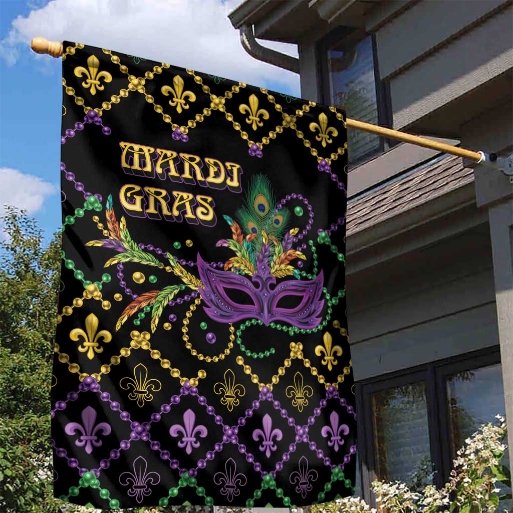 Mardi Gras Carnival Garden Flag Geometric Pattern Vintage - Wonder Print Shop