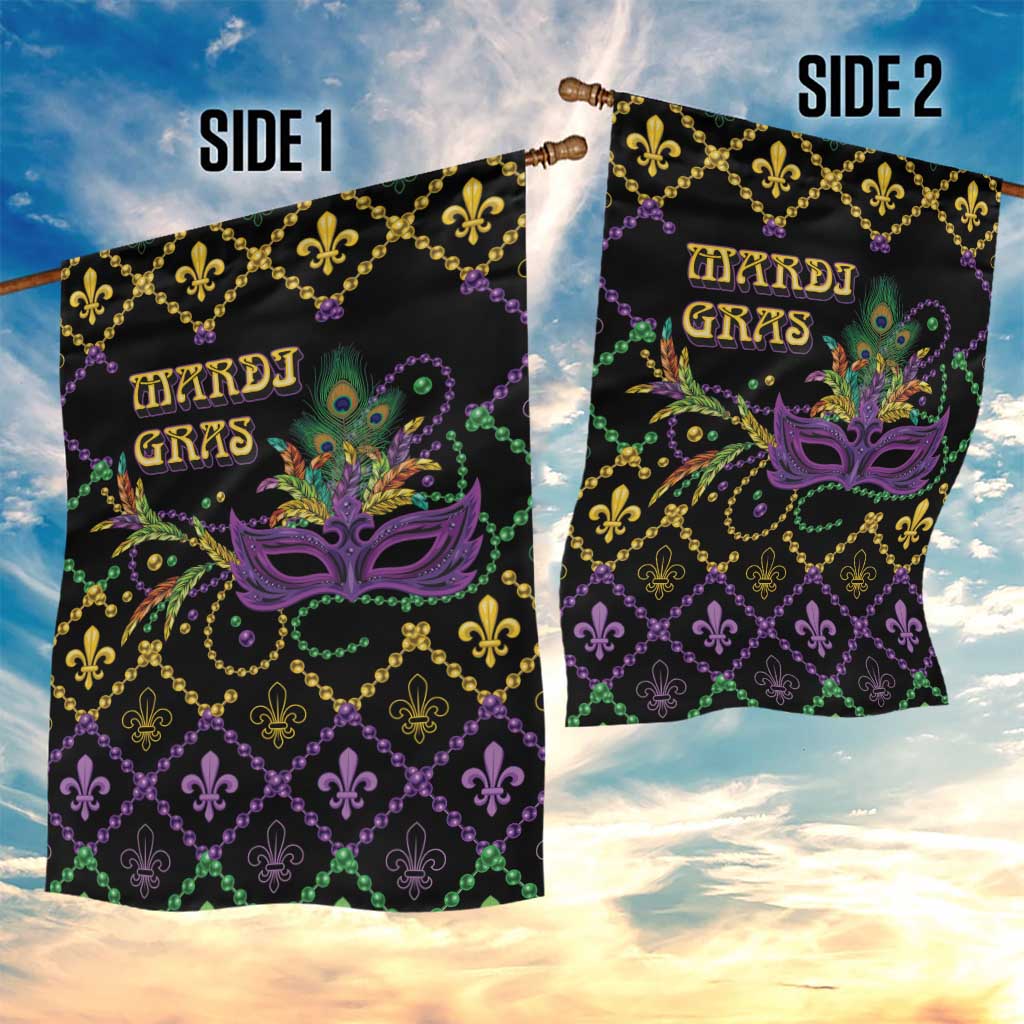Mardi Gras Carnival Garden Flag Geometric Pattern Vintage - Wonder Print Shop