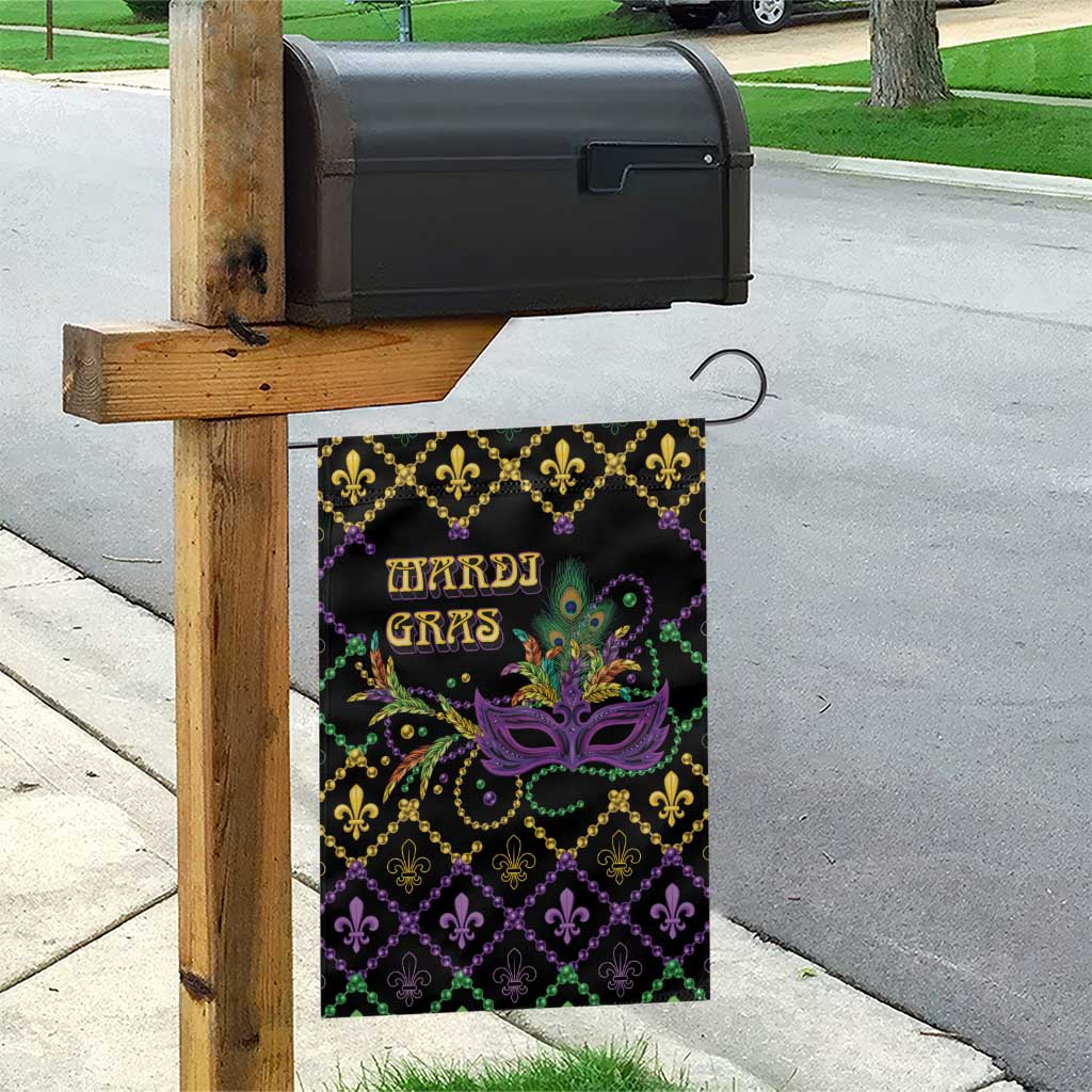 Mardi Gras Carnival Garden Flag Geometric Pattern Vintage - Wonder Print Shop