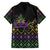 Mardi Gras Carnival Hawaiian Shirt Geometric Pattern Vintage - Wonder Print Shop