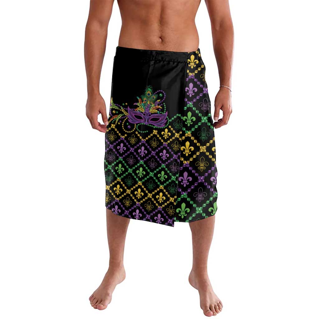 Mardi Gras Carnival Lavalava Geometric Pattern Vintage - Wonder Print Shop