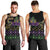 Mardi Gras Carnival Men Tank Top Geometric Pattern Vintage - Wonder Print Shop