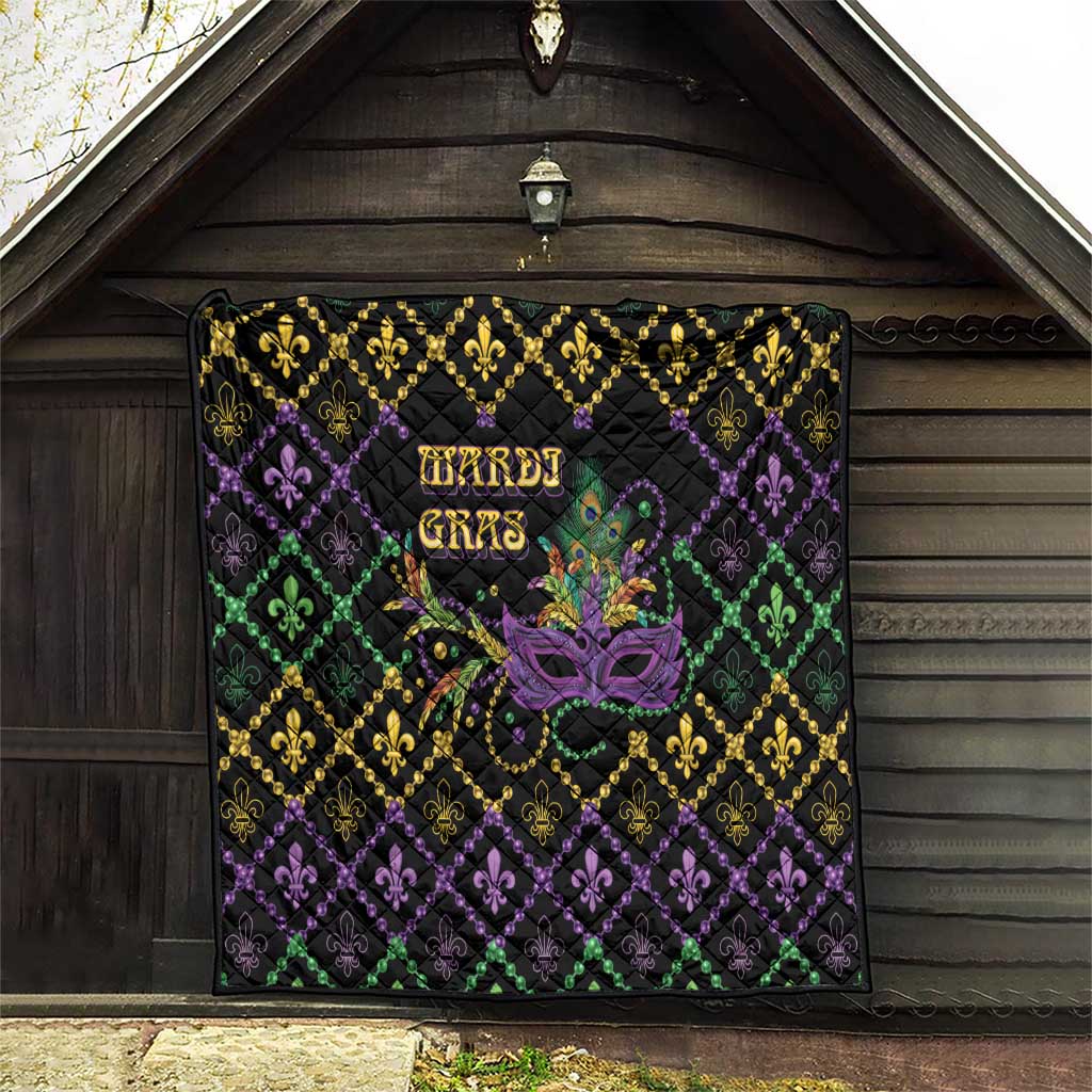 Mardi Gras Carnival Quilt Geometric Pattern Vintage - Wonder Print Shop