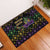 Mardi Gras Carnival Rubber Doormat Geometric Pattern Vintage - Wonder Print Shop