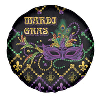 Mardi Gras Carnival Spare Tire Cover Geometric Pattern Vintage - Wonder Print Shop