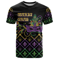 Mardi Gras Carnival T Shirt Geometric Pattern Vintage - Wonder Print Shop