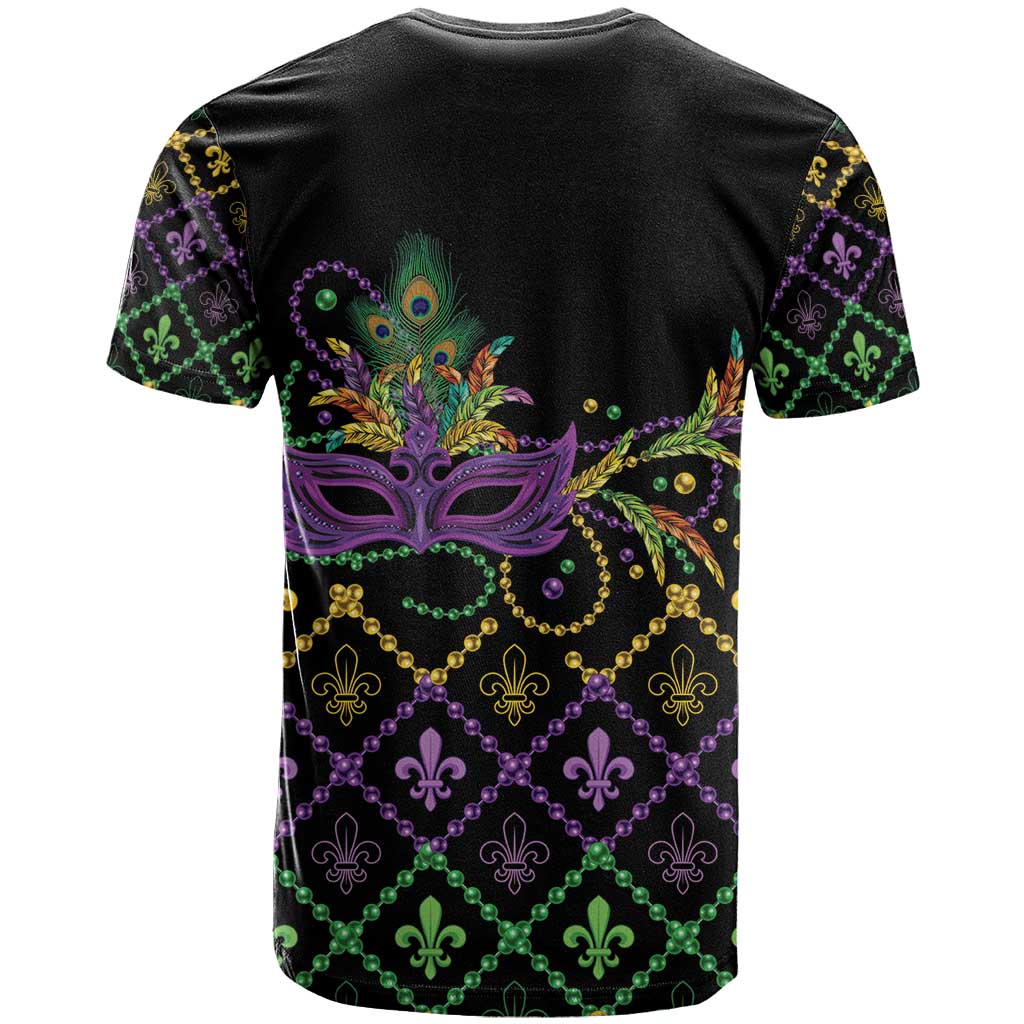 Mardi Gras Carnival T Shirt Geometric Pattern Vintage - Wonder Print Shop