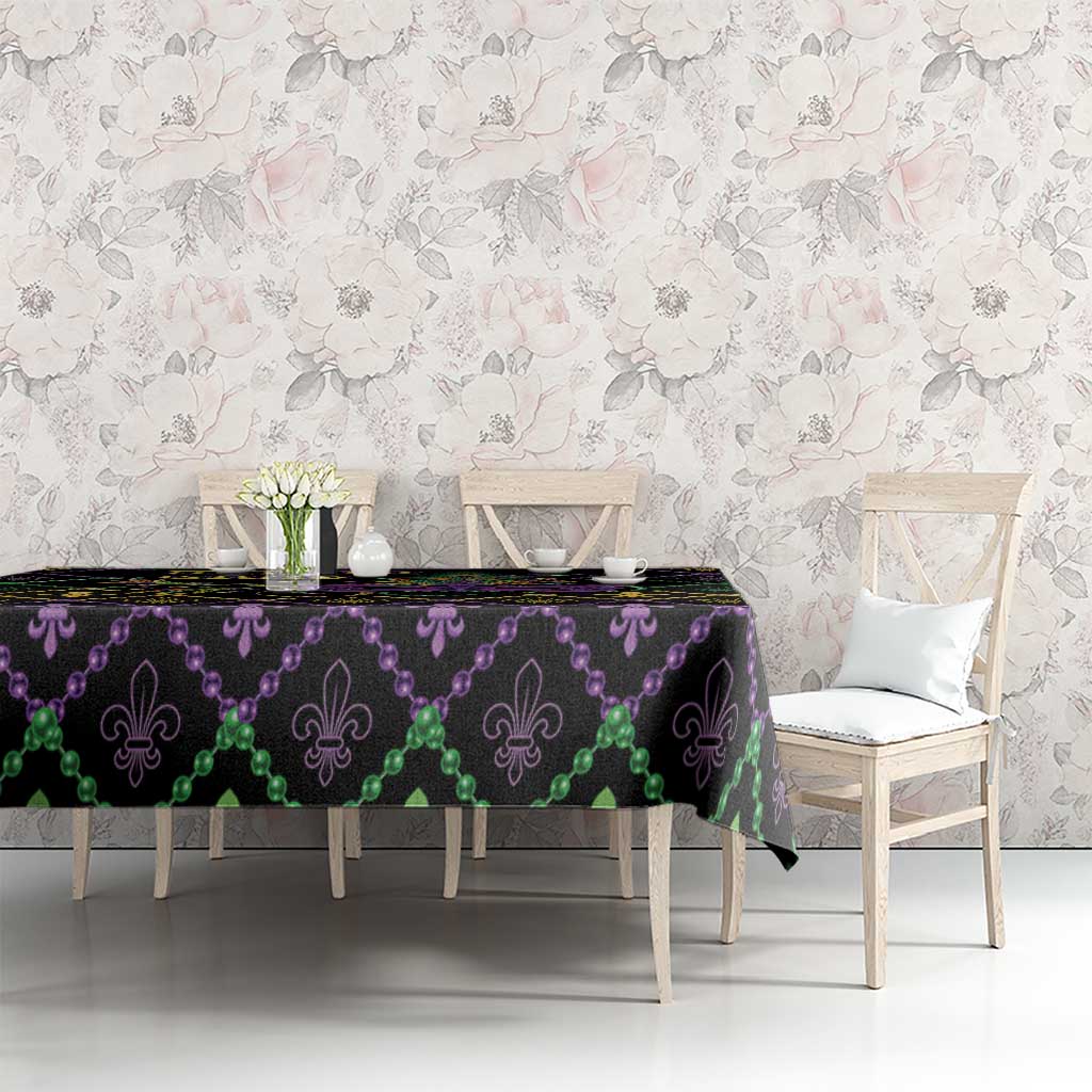 Mardi Gras Carnival Tablecloth Geometric Pattern Vintage - Wonder Print Shop