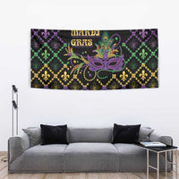 Mardi Gras Carnival Tapestry Geometric Pattern Vintage - Wonder Print Shop