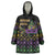 Mardi Gras Carnival Wearable Blanket Hoodie Geometric Pattern Vintage - Wonder Print Shop