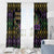 Mardi Gras Carnival Window Curtain Geometric Pattern Vintage - Wonder Print Shop