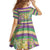 Mardi Gras Fleur De Lis Family Matching Off Shoulder Maxi Dress and Hawaiian Shirt With Beads Glitter Pattern LT9 - Wonder Print Shop