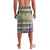 Mardi Gras Fleur De Lis Lavalava With Beads Glitter Pattern - Wonder Print Shop