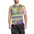 Mardi Gras Fleur De Lis Men Tank Top With Beads Glitter Pattern - Wonder Print Shop