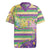 Mardi Gras Fleur De Lis Rugby Jersey With Beads Glitter Pattern - Wonder Print Shop