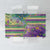 Mardi Gras Fleur De Lis Tablecloth With Beads Glitter Pattern - Wonder Print Shop