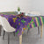 Mardi Gras Fleur De Lis Tablecloth With Beads Glitter Pattern - Wonder Print Shop