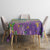 Mardi Gras Fleur De Lis Tablecloth With Beads Glitter Pattern - Wonder Print Shop