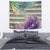 Mardi Gras Fleur De Lis Tapestry With Beads Glitter Pattern - Wonder Print Shop