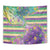 Mardi Gras Fleur De Lis Tapestry With Beads Glitter Pattern - Wonder Print Shop